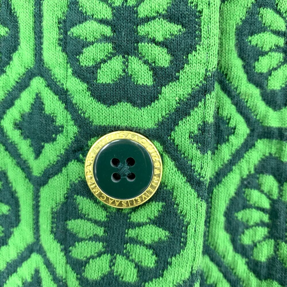 Isaac Mizrahi Live Jacket Women's Size XS Button Front Long Sleeve Green - Picture 7 of 7